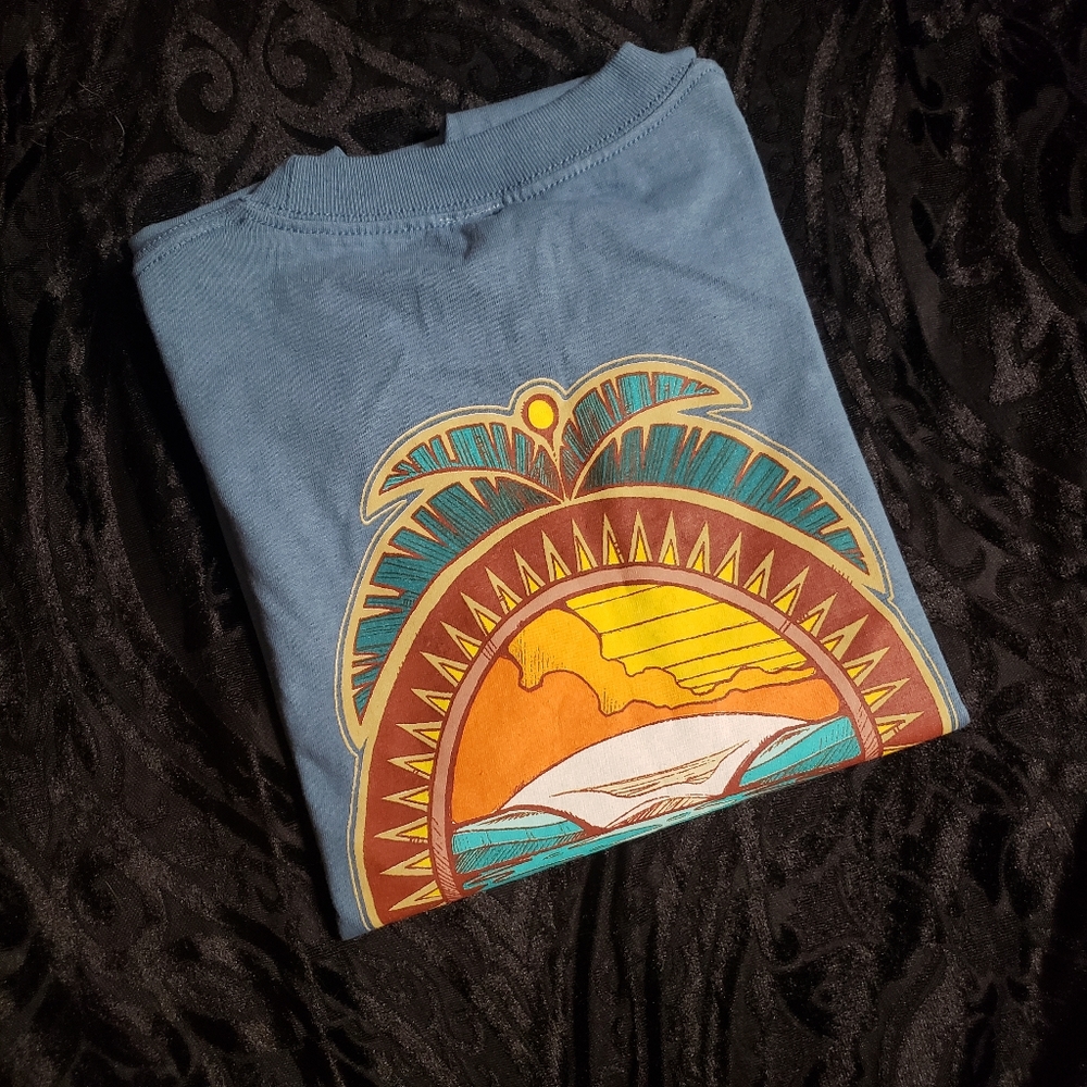 Colorful and bright florida surf vintage t-shirt